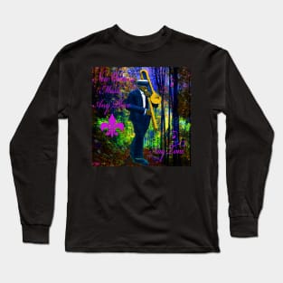 NEW ORLEANS TRUMPET LET THE GOOD TIMES ROLL Long Sleeve T-Shirt